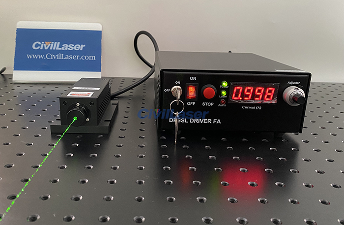 532nm narrow linewidth laser